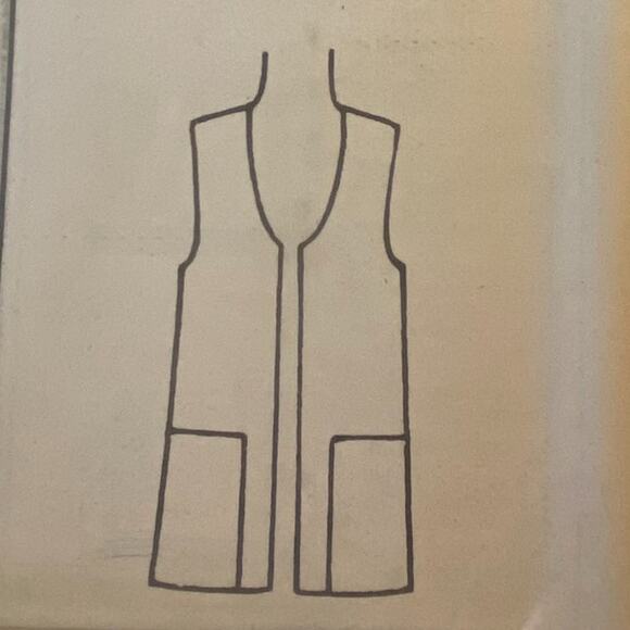 Simplicity 5231 Pattern Vest Men 38-40 Uncut Vintage Phoebe Cates Boho Unlined - Picture 4 of 7